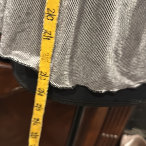 XL black and white tie shoulder top - Picture 4 of 6